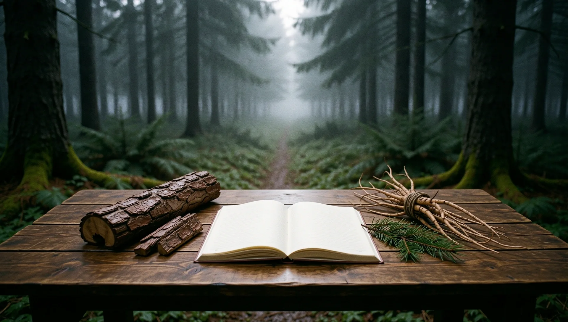 Polish forest atmosphere